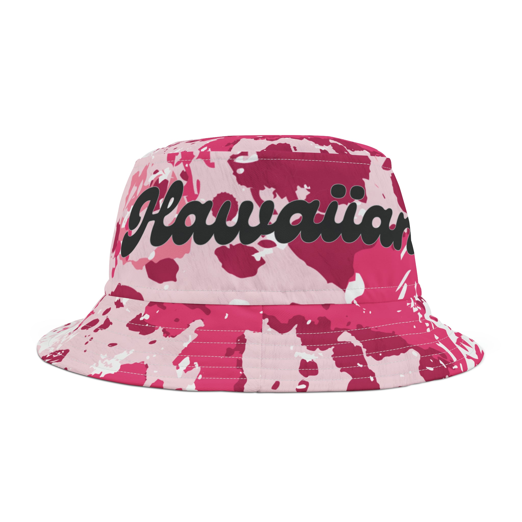 HAWAIIAN PINK CAMO BUCKET HAT