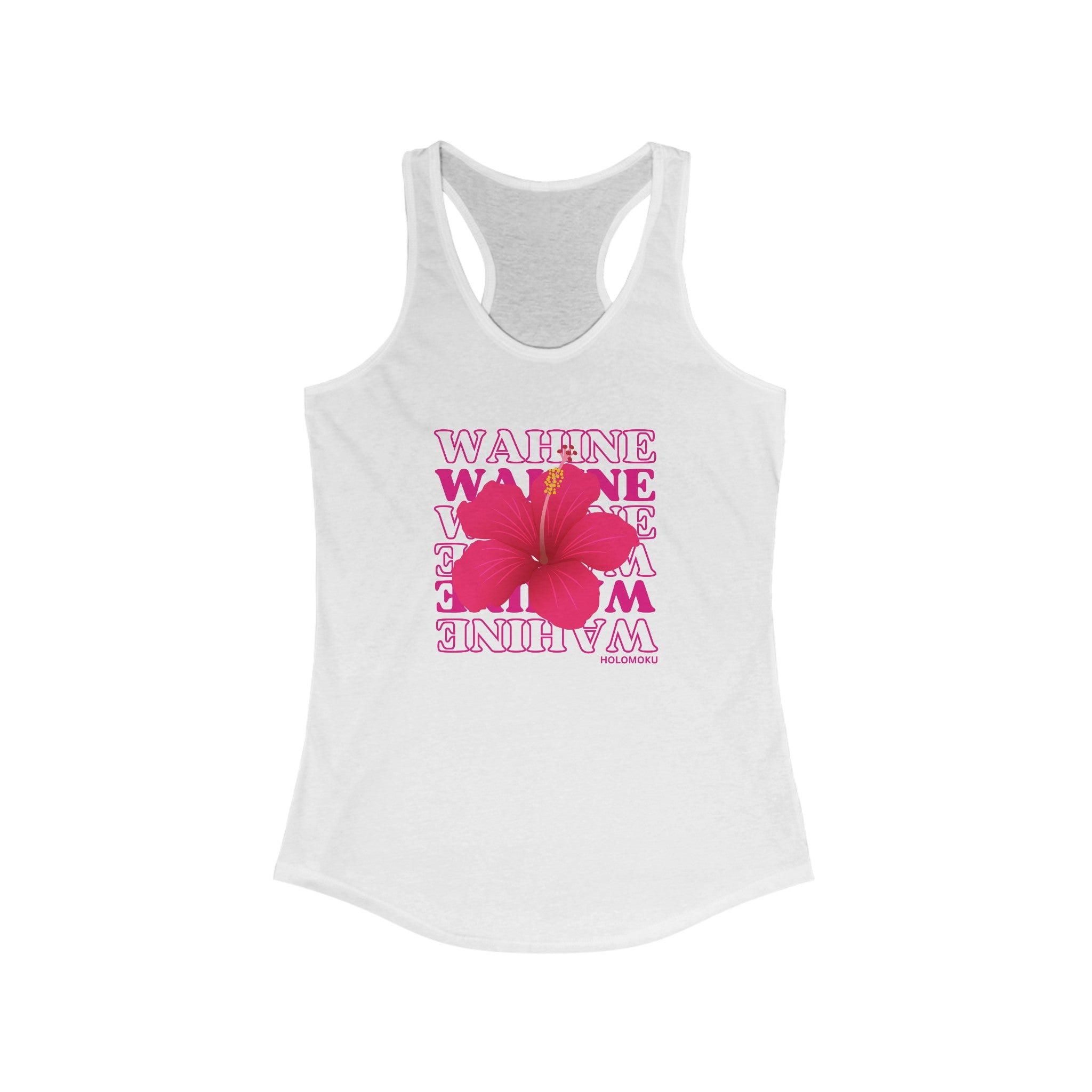 WAHINE HIBISCUS RACERBACK