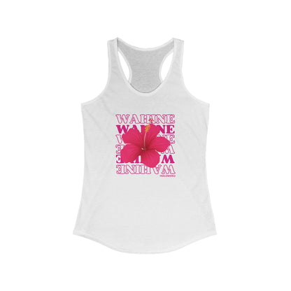 WAHINE HIBISCUS RACERBACK