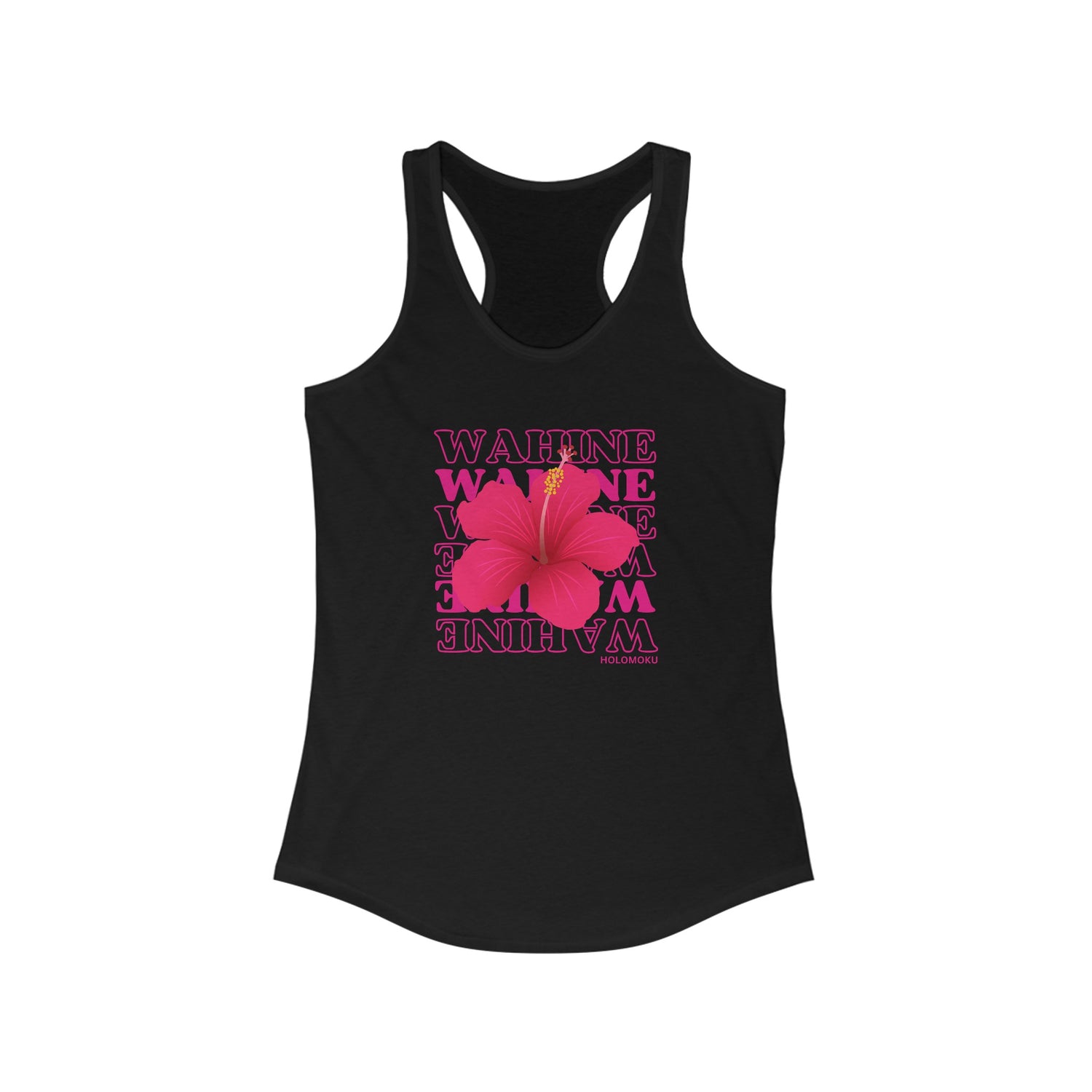 WAHINE HIBISCUS RACERBACK