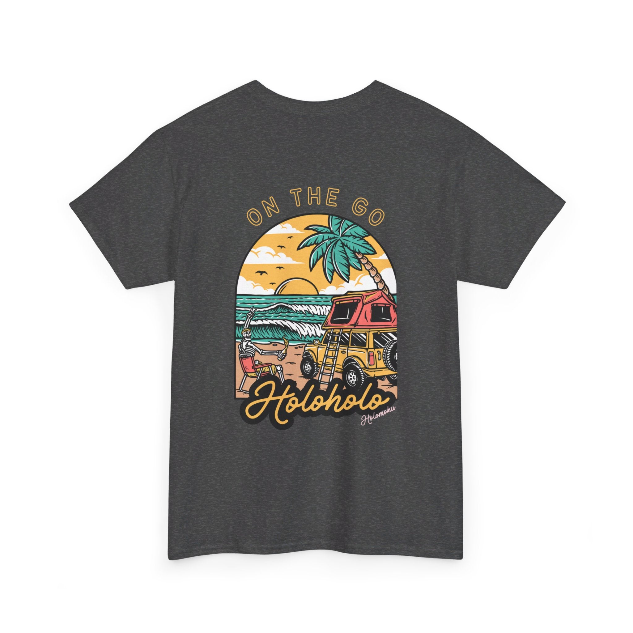 ON THE GO HOLOHOLO BEACH SKELETON TEE