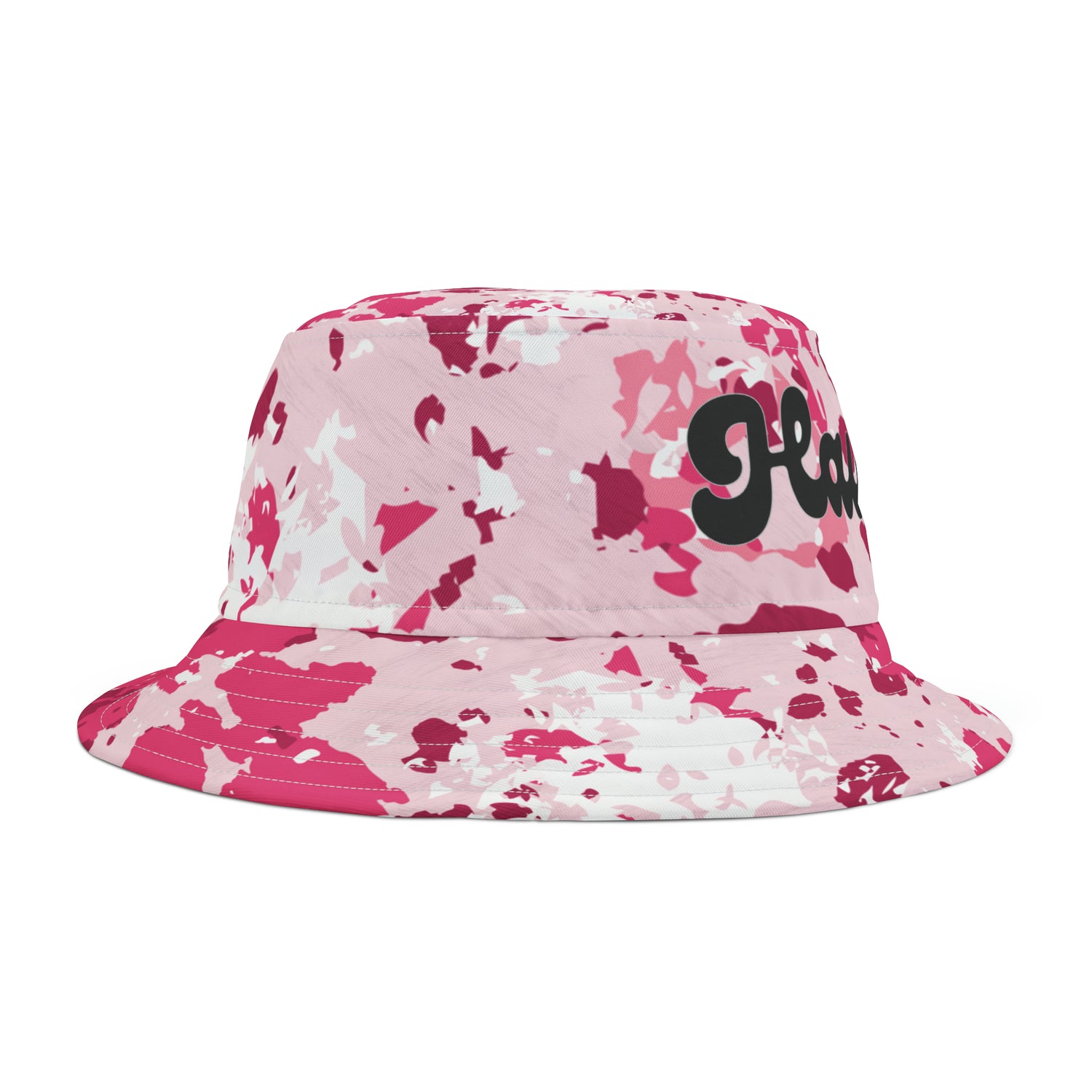 HAWAIIAN PINK CAMO BUCKET HAT