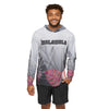 Grey and Pink Outdoor Hoodie