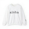Aloha Sweater with Heart on Sleeve Print