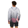 Grey and Pink Outdoor Hoodie