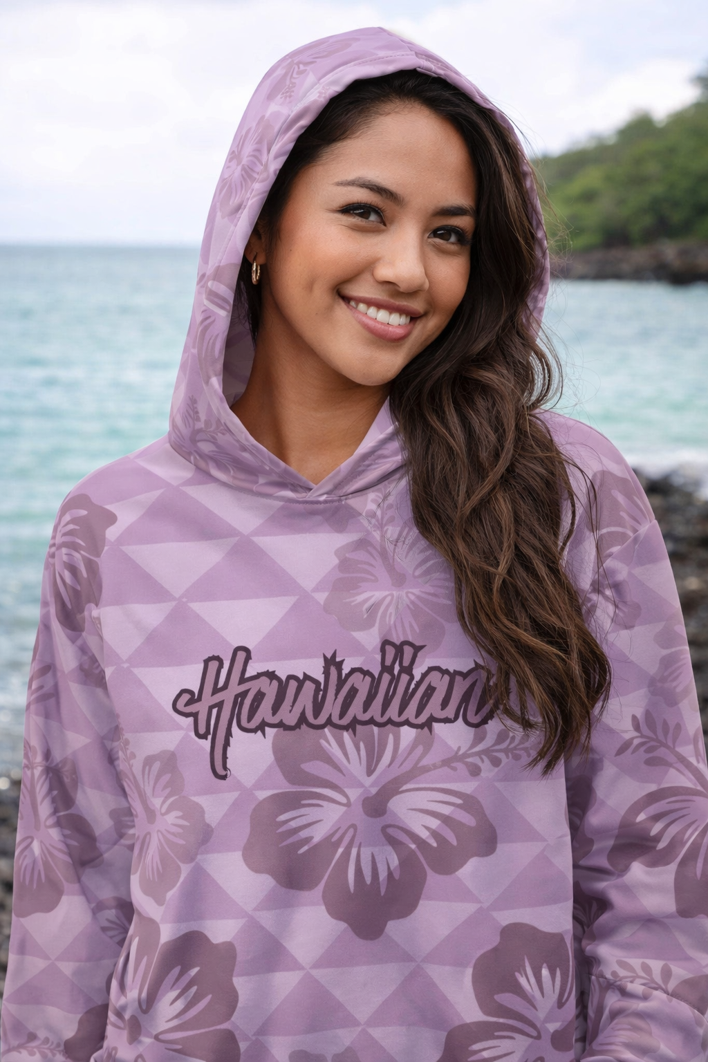 Hibiscus Hawaiian Workout Hoodie