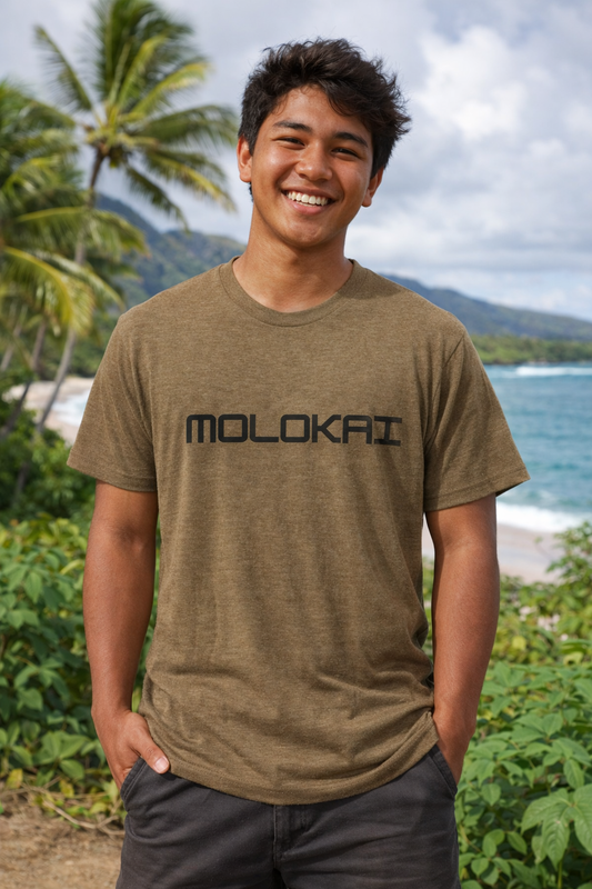 Molokai Tee — Minimal Island Graphic Short Sleeve Shirt