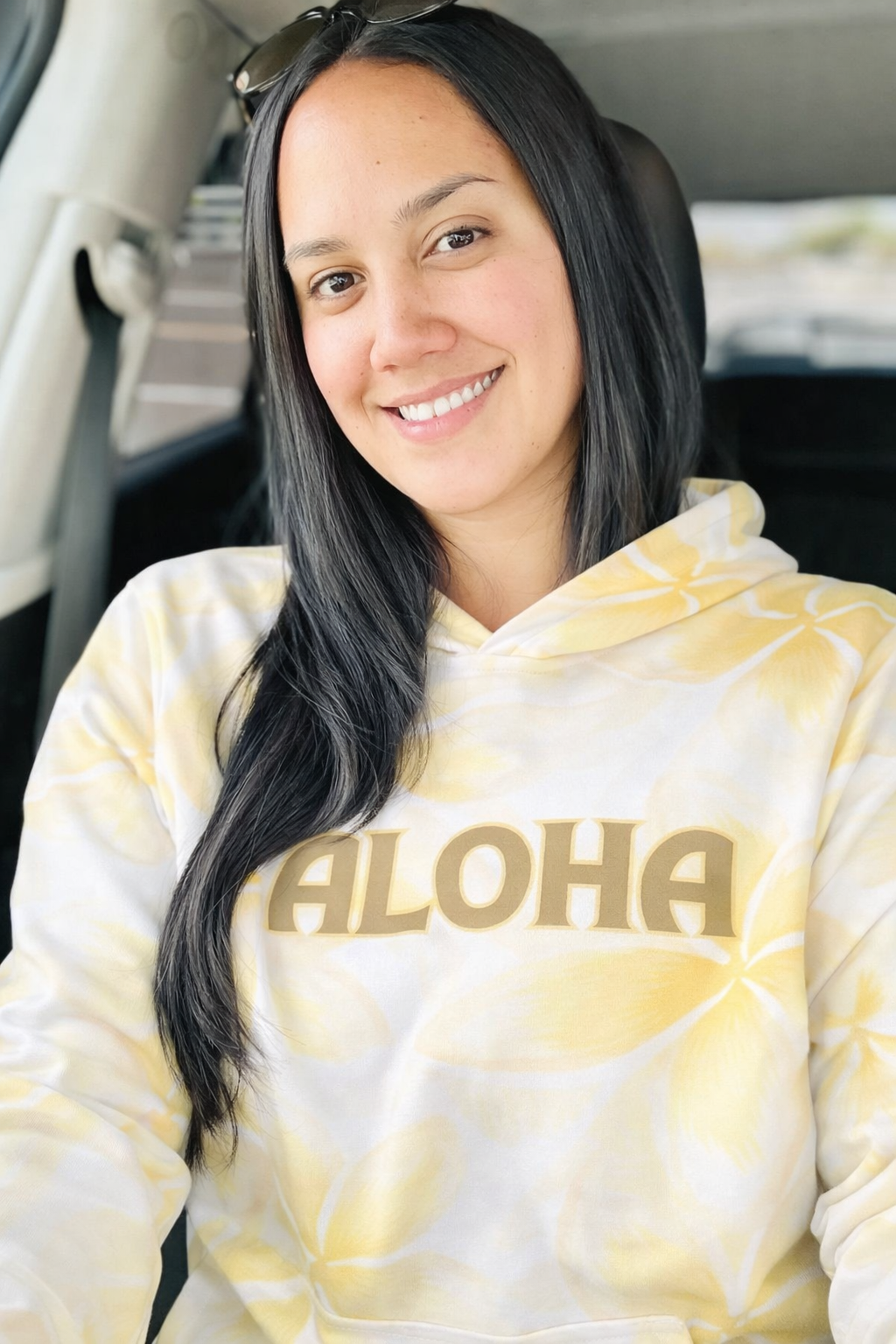 Aloha Plumeria Workout Hoodie