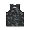 Black and grey basketball tank with cheehooo in front