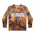 Real tree orange camo polyester long sleeve with Holomoku on front